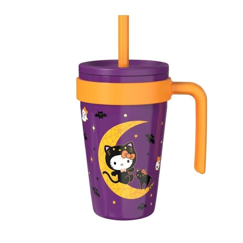 Target Halloween Zak Kids Tumbler Hello Kitty Peanuts Monsters Theme 16 Fl Oz - Picture 2 of 14